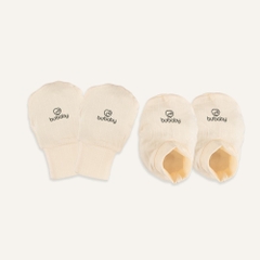 (Freesize) Bộ bao chân, bao tay Bubaby Siro - ASR400007 | Phụ kiện BU Baby chính hãng