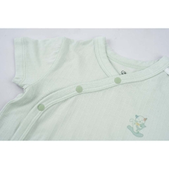 (1M-9M) Bộ ngắn tay cài chéo bé trai bé gái Bubaby Siro BSR130807 BSR130808 | Quần áo BU Baby chính hãng