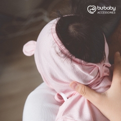 (0M-6M) Mũ buộc dây tai gấu Bubaby Siro cho bé - ASR194322 | Phụ kiện BU Baby chính hãng