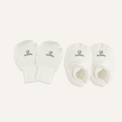 (Freesize) Bộ bao chân, bao tay Bubaby Siro - ASR400007 | Phụ kiện BU Baby chính hãng