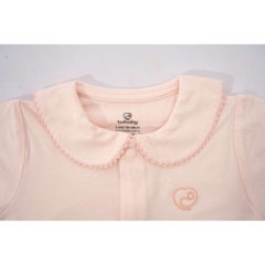 (1M-9M) Bộ ngắn tay cài giữa cổ sen Bubaby Bambus BBB1302CS | Quần áo BU Baby chính hãng