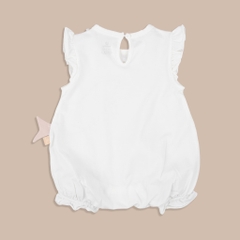 (1M-12M) Body chip ngắn tay cài sau bé gái Bubaby Bamco - BBC2310BG | Quần áo BU Baby chính hãng