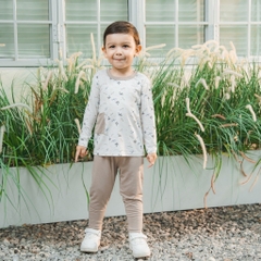 (1Y-4Y) Bộ quần áo dài tay cài vai Dona - BBB1101DN Bambus BBB1101DN - Bu baby bé trai –  bé gái – Quần áo