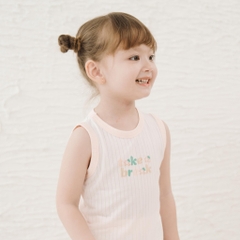 (6M-5Y) Bộ sát nách cổ tròn Bubaby Molist - BMD140401| Quần áo BU Baby Chính hãng