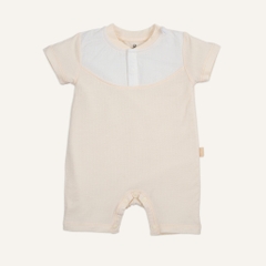 (1M-12M) Body đùi ngắn tay cổ trụ, sát nách cài vai Bubaby Siro -  BSR230303 BSR240100| Quần áo BU Baby chính hãng