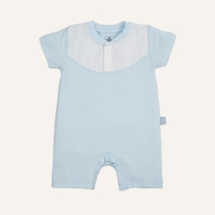 (1M-12M) Body đùi ngắn tay cổ trụ, sát nách cài vai Bubaby Siro -  BSR230303 BSR240100| Quần áo BU Baby chính hãng