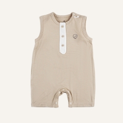 (1M-12M) Body đùi ngắn tay cổ trụ, sát nách cài vai Bubaby Siro -  BSR230303 BSR240100| Quần áo BU Baby chính hãng
