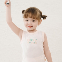 (6M-5Y) Bộ sát nách cổ tròn Bubaby Molist - BMD140401| Quần áo BU Baby Chính hãng