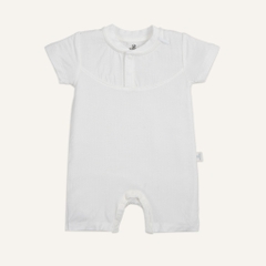 (1M-12M) Body đùi ngắn tay cổ trụ, sát nách cài vai Bubaby Siro -  BSR230303 BSR240100| Quần áo BU Baby chính hãng