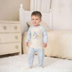 BU Baby (6M-5Y) Bộ dài tay raglan cài vai in vũ trụ BU Viscose Cotton IVC110100 | Quần áo chính hãng