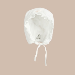 BU Baby (0M-12M) Set dài tay cài giữa, bèo đáp ngực BU Viscose Cotton KVC110200 | Hàng chính hãng