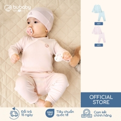BU Baby (NB-6M) Set dài tay cài chéo BU Viscose IVS110801 | Quần áo chính hãng