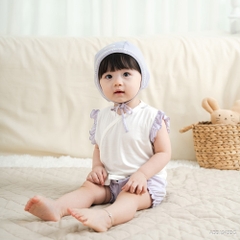 Phụ kiện Mũ Bonnet bé gái cá tính điệu đà Mềm mái cho bé yêu ABB1943BG
