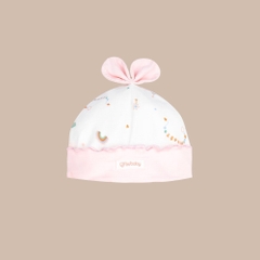 Mũ tròn đính nơ sang xinh yêu - ABB19DN00 | Phụ kiện Bubaby Chính hãng