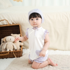 Phụ kiện Mũ Bonnet bé gái cá tính điệu đà Mềm mái cho bé yêu ABB1943BG
