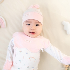 Yếm hoa Little Rainbow Bubaby Bamboo siêu thấm hút ABB0100LR