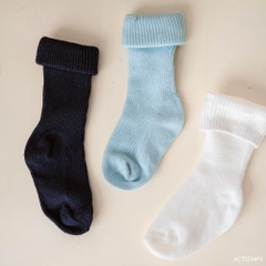 BU Baby Tất trẻ em cao cổ Kids Pack 3 BU Cotton ACT2336P3 | Phụ kiện Bubaby chính hãng