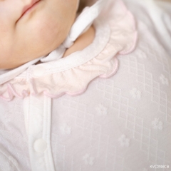 BU Baby (0-12M) Body dài tay cài chéo cổ bèo BU Cotton KVC2108CB | Body chính hãng