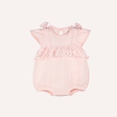 BU Baby (1M-9M) Body chip ngắn tay cài sau Bèo ngực Bubaby Cotton BCT2310BN | BOdy chính hãng