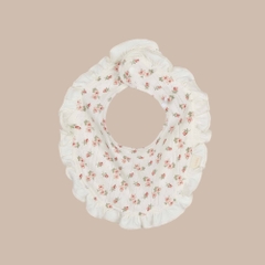 BU Baby Yếm  tròn viền bèo Siro Jacquard BU Baby ACT0122VB | Phụ kiện Chính hãng