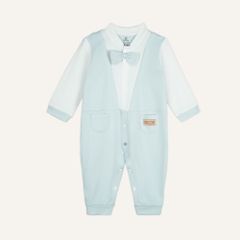 BU Baby (0-12M) Body dài tay cài giữa Giả vest Thu êm cho bé BU Baby SCT2102VE | Hàng chính hãng