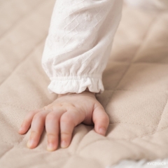 BU Baby (0-12M) Body dài tay cài chéo cổ bèo BU Cotton KVC2108CB | Body chính hãng