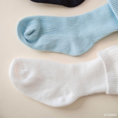 BU Baby Tất trẻ em cao cổ Kids Pack 3 BU Cotton ACT2336P3 | Phụ kiện Bubaby chính hãng