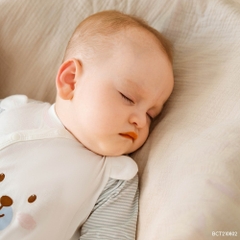 BU Baby (Newborn) Body dài tay cài chéo tai gấu Thu êm BU Baby Cotton BCT210802 | Body chính hãng