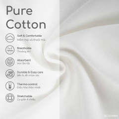 BU Baby (1M-9M) Body chip ngắn tay cài sau Bèo ngực Bubaby Cotton BCT2310BN | BOdy chính hãng