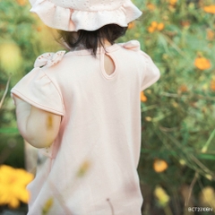 BU Baby (1M-9M) Body chip ngắn tay cài sau Bèo ngực Bubaby Cotton BCT2310BN | BOdy chính hãng