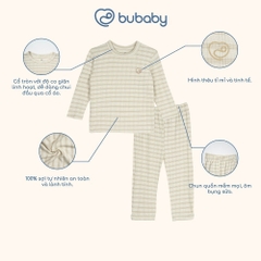 BU Baby (6M-5Y) Bộ dài tay cổ tròn Bubaby Siro BSR110411 | Quần áo chính hãng