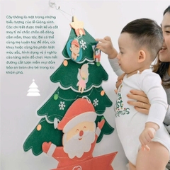 BU Baby Cây thông 4 tầng Kèm set 10 chi tiết trang tri Miracle Xmas AFF2125CT