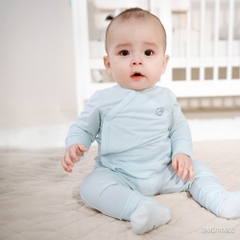 [BU Baby] (Newborn) Bộ dài tay cài chéo Bao tay chân lật Bubaby Modal BMD110802 | Quần áo  chính hãng