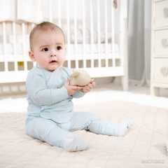 [BU Baby] (Newborn) Bộ dài tay cài chéo Bao tay chân lật Bubaby Modal BMD110802 | Quần áo  chính hãng