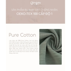 (6M-5Y) Bộ dài tay cổ tròn Thu êm Bubaby Cotton BCT110404 | Quần áo BU Chính hãng