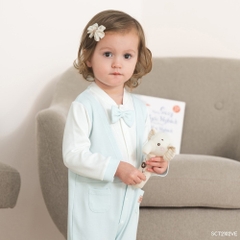 BU Baby (0-12M) Body dài tay cài giữa Giả vest Thu êm cho bé BU Baby SCT2102VE | Hàng chính hãng