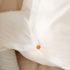 BU Baby (Newborn) Body dài tay cài chéo tai gấu Thu êm BU Baby Cotton BCT210802 | Body chính hãng