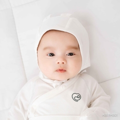 BU Baby(1M-6M) Mũ Bonnet tai gấu Bambus BU Baby ABB194301 | Phụ kiện chính hãng