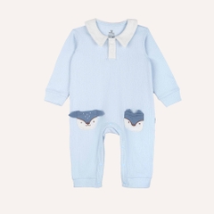 BU Baby (1-12M) Body dài tay cổ Peterpan Mùa Thu êm BU Baby BSR210301| Body chính hãng