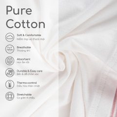 BU Baby (1-12M) Body chip dài tay cài vai Mùa Thu êm BU Cotton BCT210104 | Body chính hãng