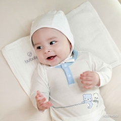 BU Baby(1M-6M) Mũ Bonnet tai gấu Bambus BU Baby ABB194301 | Phụ kiện chính hãng