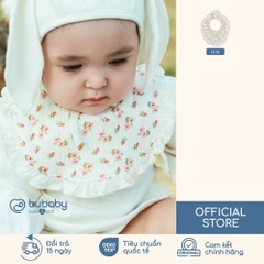 BU Baby Yếm  tròn viền bèo Siro Jacquard BU Baby ACT0122VB | Phụ kiện Chính hãng