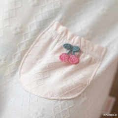 BU Baby (0-12M) Body dài tay cài chéo cổ bèo BU Cotton KVC2108CB | Body chính hãng