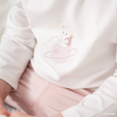 BU Baby (6M-5Y) Bộ dài tay cài sau cho bé gái BU Viscose Cotton IVC1110BG | Quần áo chính hãng