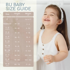 BU Baby (6M-3Y) Áo sơ mi sát nách bèo ngực cho bé gái BU Cotton BCT343901 | Hàng chính hãng