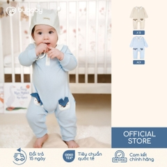 BU Baby (1-12M) Body dài tay cổ Peterpan Mùa Thu êm BU Baby BSR210301| Body chính hãng