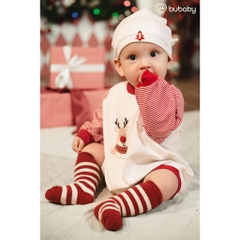 BU Baby (0-18M) Set đồ Noel giáng sinh 2025 cho bé yêu Kèm hộp Quà tặng BU Cotton | Hàng chính hãng