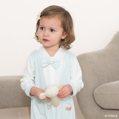 BU Baby (0-12M) Body dài tay cài giữa Giả vest Thu êm cho bé BU Baby SCT2102VE | Hàng chính hãng