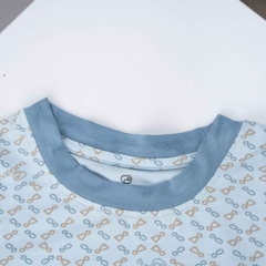 BU Baby (6M-3Y) Bộ ngắn tay cổ tròn Iconic 1 Bambus BBB1304IM | Quần áo Bubaby chính hãng