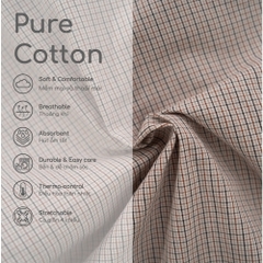 BU Baby (6M-3Y) Áo sơ mi sát nách bèo ngực cho bé gái BU Cotton BCT343901 | Hàng chính hãng